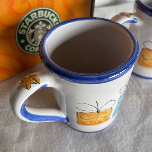 2 x Vintage Starbucks Mugs - Made in Italy - Picture 3 of 8